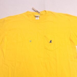 Walt Disney World Crew Neck Casual T Shirt Adult Mens Size Extra Large XL Yellow